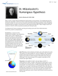 Dr. Milankovitch`s Humongous Hypothesis