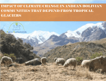 impact of climate change in andean bolivian