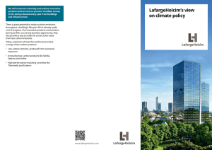 LafargeHolcim climate leaflet