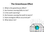 The Greenhouse Effect