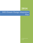 2014 DOE Climate Change Adaptation Plan