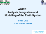 AIMES: Analysis, Integration and Modelling of the Earth System