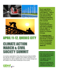 climate action march & civil society summit