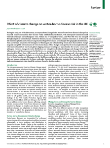 Review Effect of climate change on vector