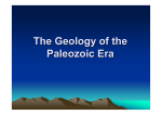 The Geology of the Paleozoic Era