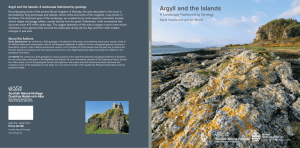 Argyll and the Islands - Scottish Natural Heritage