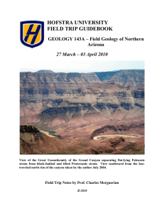 Field Geology: Northern Arizona