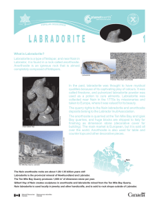 labradorite 1 - Geological Association of Canada