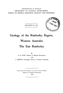 Geology of the Kimberley Region, Western Australia: The East