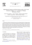 Hydrothermal alteration and fluid inclusion study of the Lower