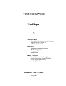 Verkhoyansk Project Final Report - IIS Windows Server