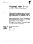 Creating a Wooly Booger