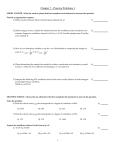 Chapter 7 - Practice Problems 1