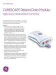 CARESCAPE Patient Data Module