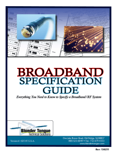Broadband Spec Guide
