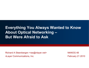 Everything You Always Wanted to Know About Optical