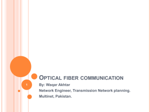 Optical fiber communication