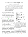 Single Particle Tunneling in Strongly Driven Double Well Potentials