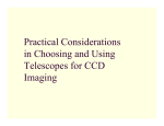 Telescopes for CCD Imaging