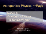Astroparticle Physics: γ-Rays