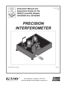 Precision interferometer