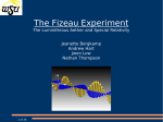 The Fizeau Experiment