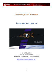 Book of abstracts and workshop programme