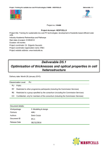 SIXTH FRAMEWORK PROGRAMME