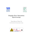 Saturation Spectroscopy - Max Planck Institut für Quantenoptik
