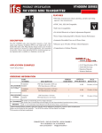 fm video mini transmitter vt4000m series