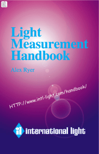 Light Measurement Handbook