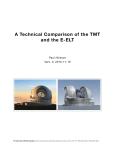 A Technical Comparison of the TMT and the E-ELT