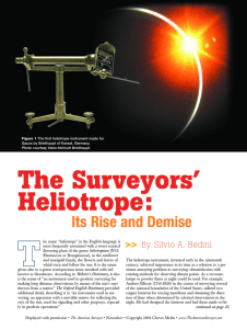 The Surveyors` Heliotrope