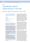 Quantitative optical spectroscopy in the skin