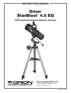 orion® starBlast™ 4.5 EQ