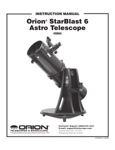 orion® StarBlast 6 astro telescope