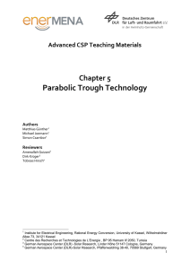 Parabolic Trough Technology