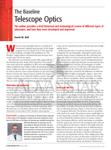 Telescope Optics