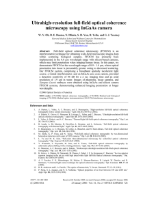 Ultrahigh-resolution full-field optical coherence microscopy using