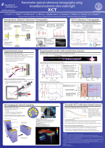 Nanometer optical coherence tomography using