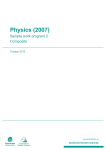 Physics (2007) Sample work program 2 Composite October 2012