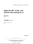 Optics for EUV, X-Ray, and Gamma-Ray Astronomy VI PROCEEDINGS OF SPIE