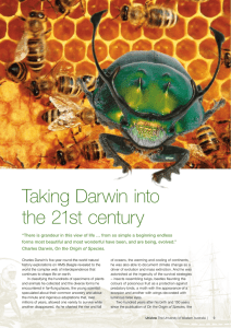 Taking Darwin into the 21st century - CIBER