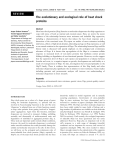 The evolutionary and ecological role of heat shock proteins