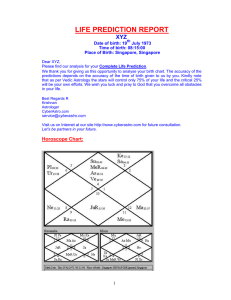 life prediction report