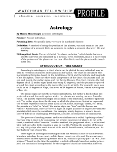 Astrology Profile - Watchman Fellowship