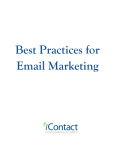 Best Practices for Email Marketing