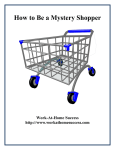 How to Be a Mystery Shopper