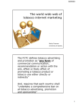 The word wide web of tobacco internet marketing