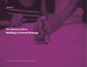 The Ultimate Guide to Building a Content Strategy